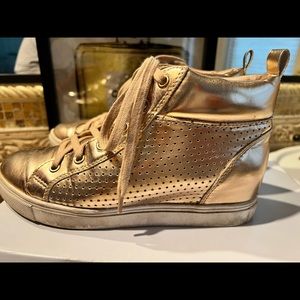Steve Madden “Latte” hi-top sneakers